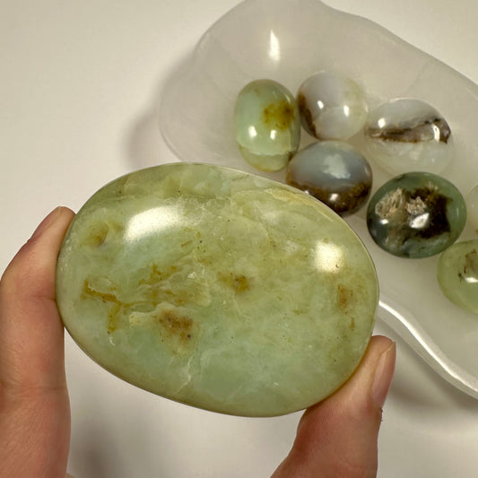 Peruvian Blue Opal Palm Stone (I)
