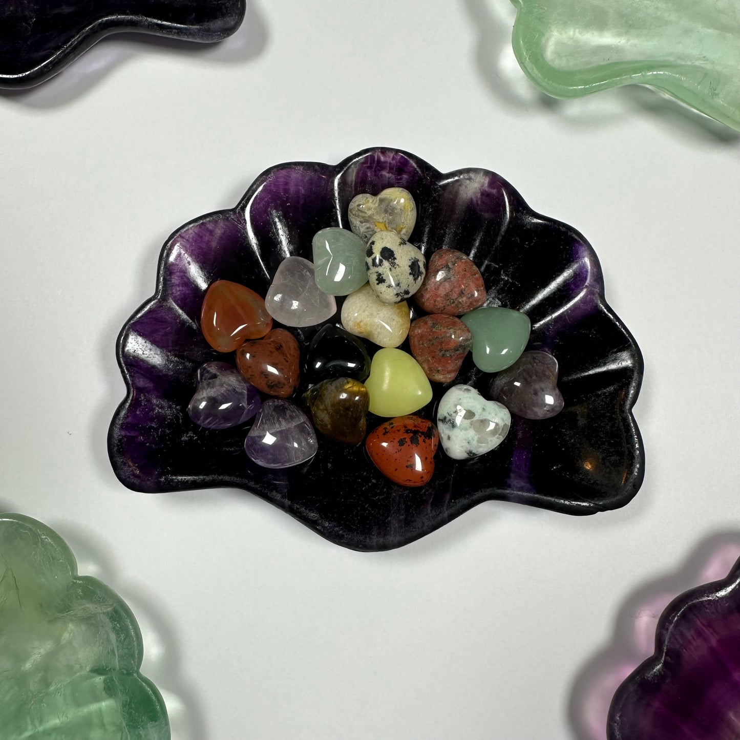 Fluorite Seashell Bowl (A)