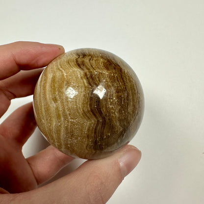 Chocolate Calcite Sphere