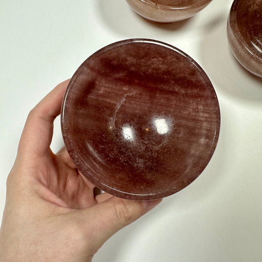 Strawberry Quartz Bowl (C)