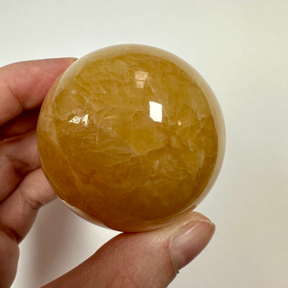 Orange Calcite Sphere (B)