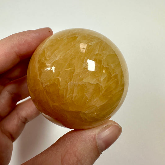 Orange Calcite Sphere (B)