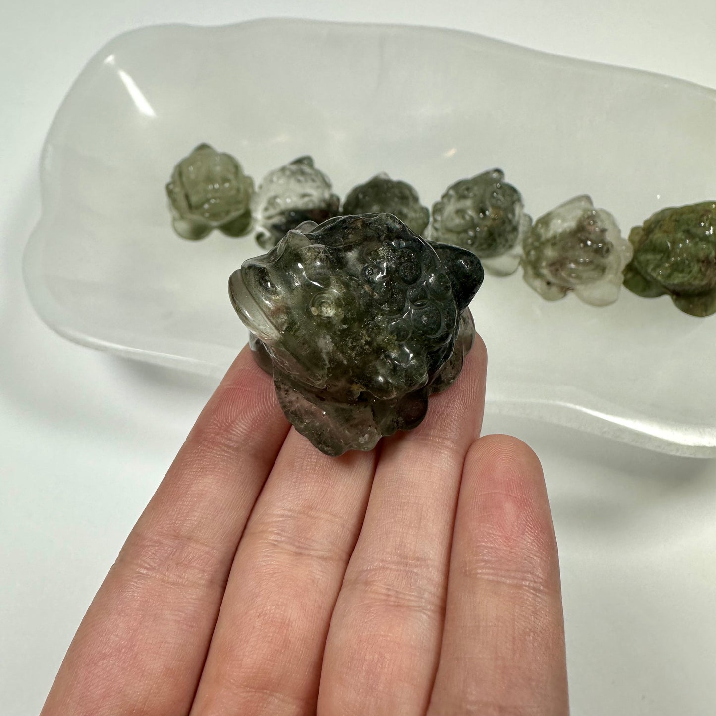 Mini Garden Quartz Money Toad - Intuitively Picked