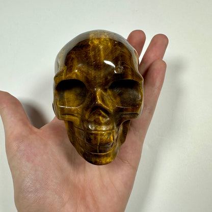 Tigers Eye Skull (A)