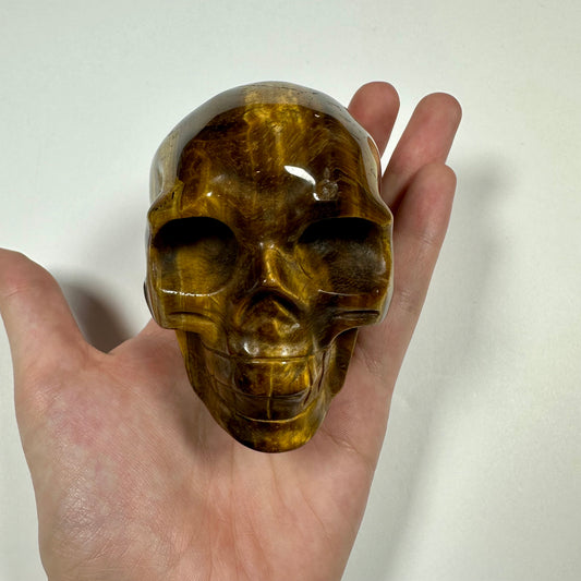 Tigers Eye Skull (A)