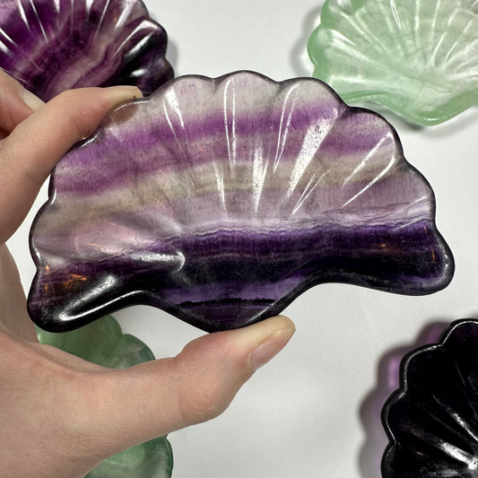 Fluorite Seashell Bowl (C)