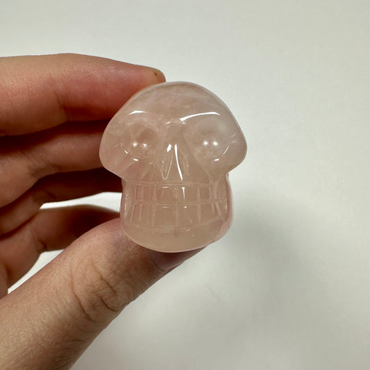 Small Rose Quartz Skull (B)