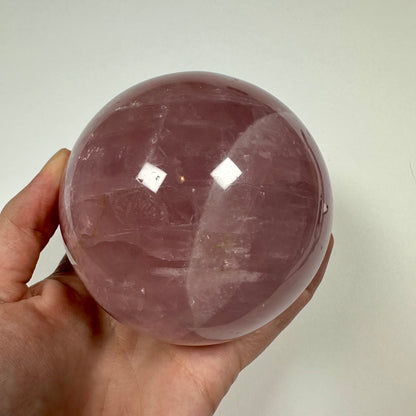 Large Rose Quartz Sphere