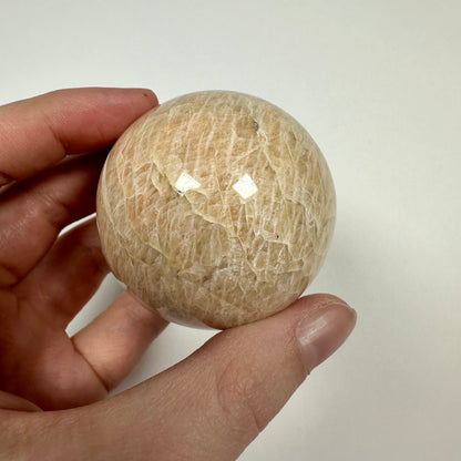 Creamy Moonstone Sphere
