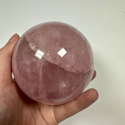 Large Rose Quartz Sphere