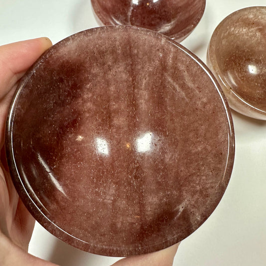 Strawberry Quartz Bowl (A)