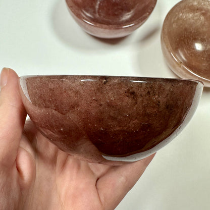 Strawberry Quartz Bowl (A)