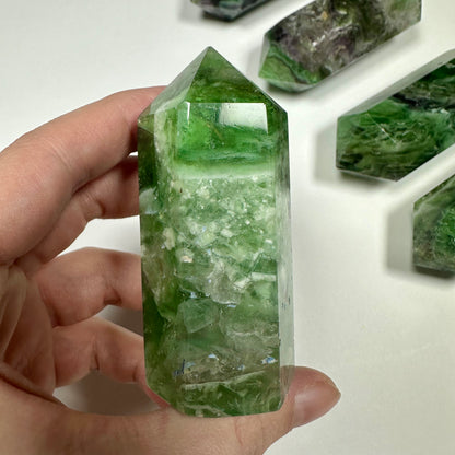 Green Fluorite tower (C)